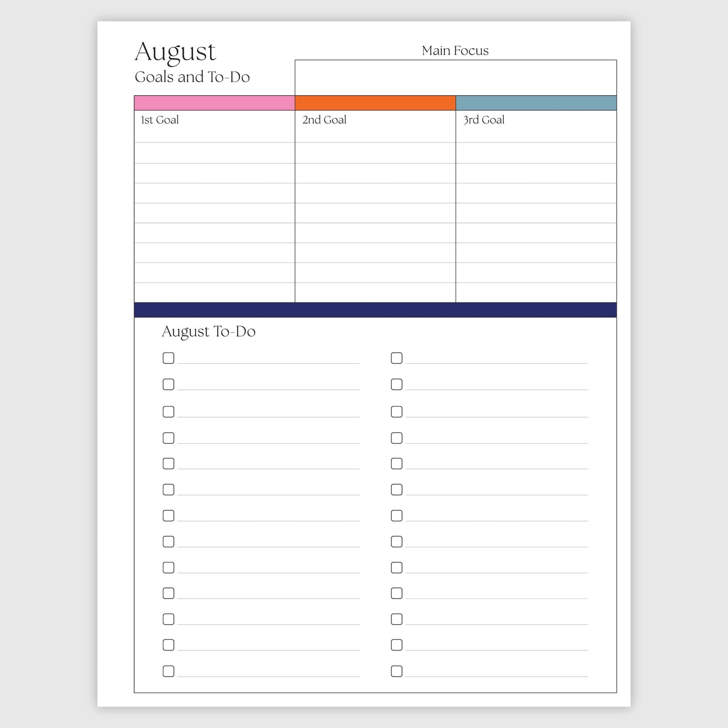 The Works Horizontal Weekly Planner - Blossom