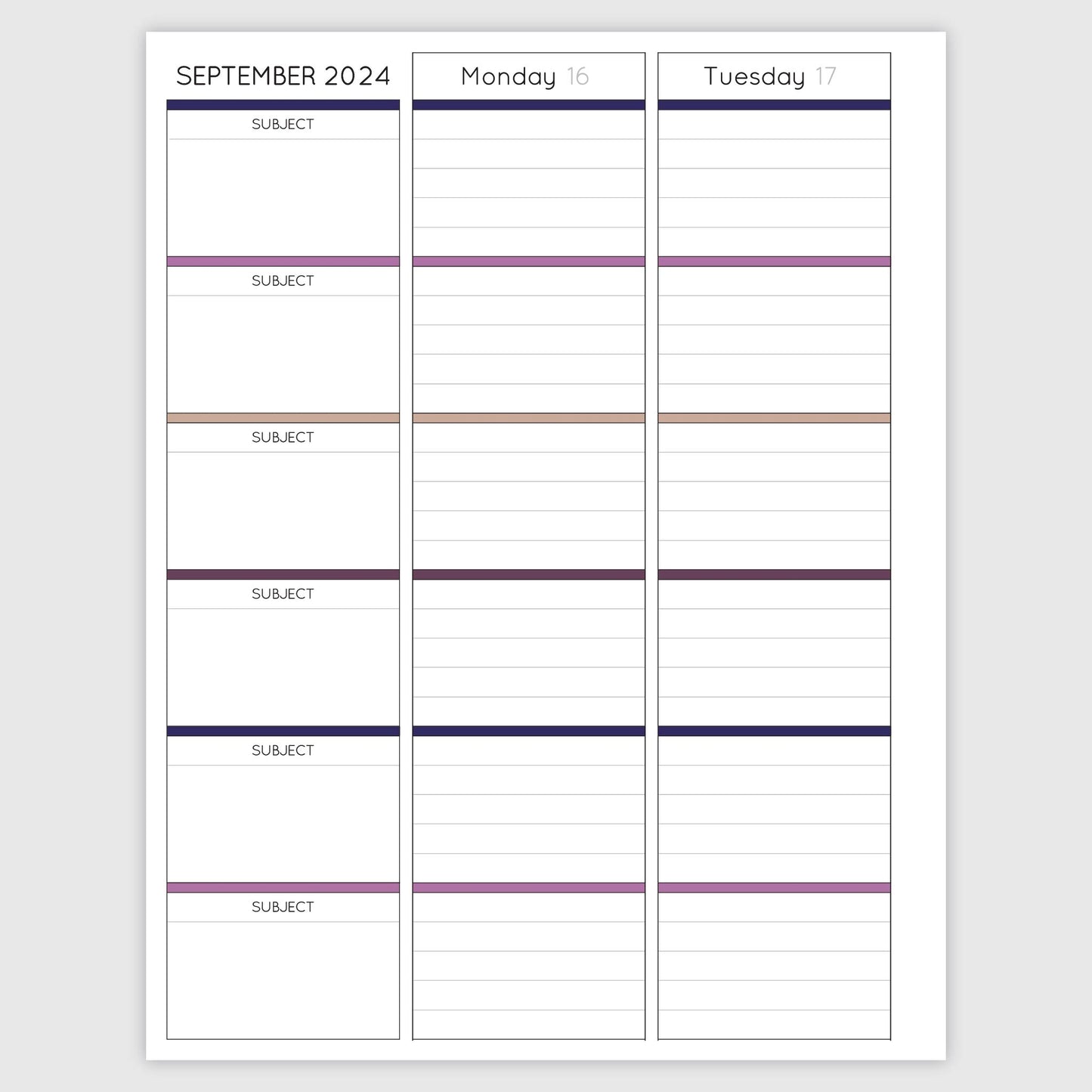 The Teacher Planner - Galaxy