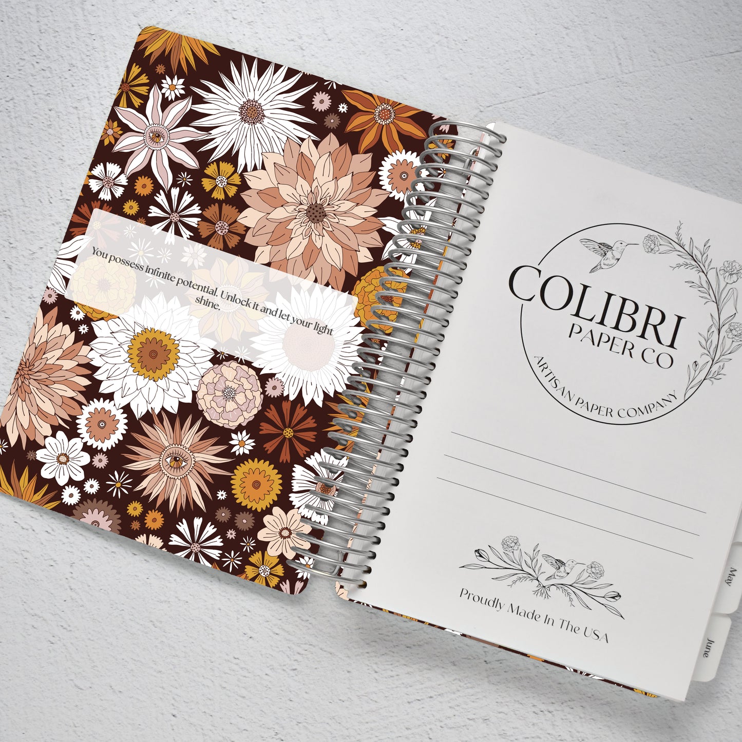The Works Horizontal Weekly Planner - Daisy