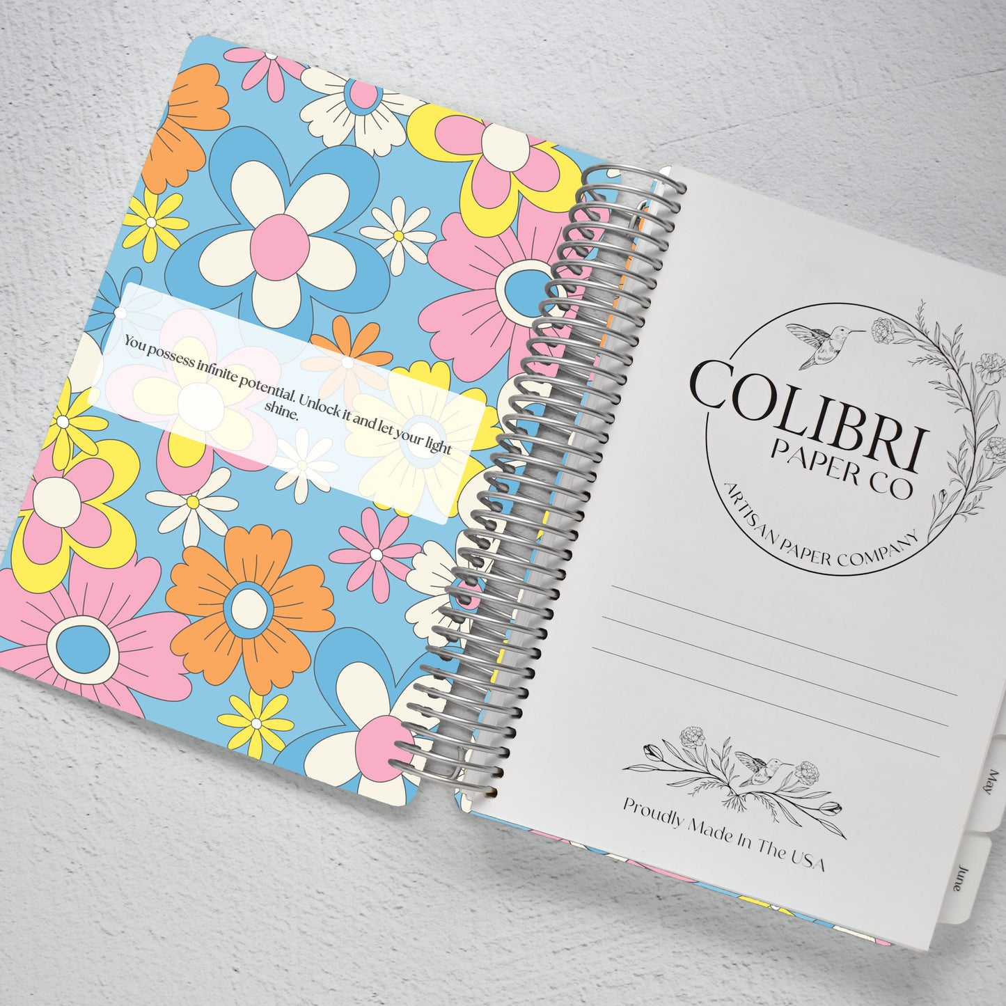 The Works Horizontal Weekly Planner - Groovy