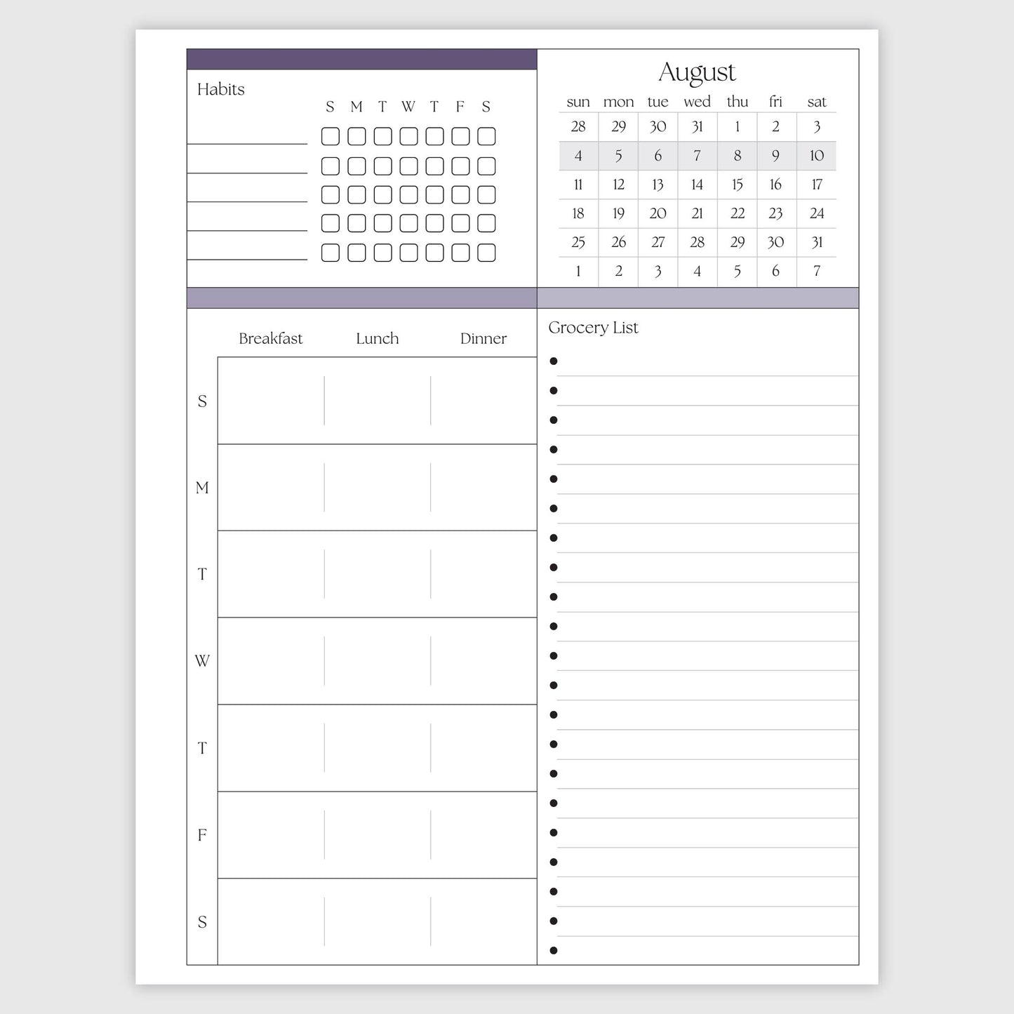 The Works Daily Planner - Colibri
