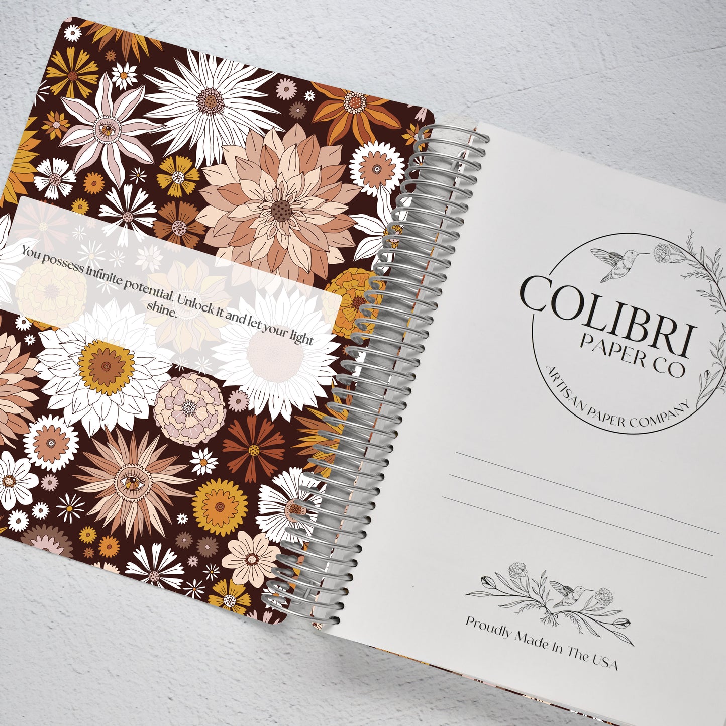The Works Horizontal Weekly Planner - Daisy