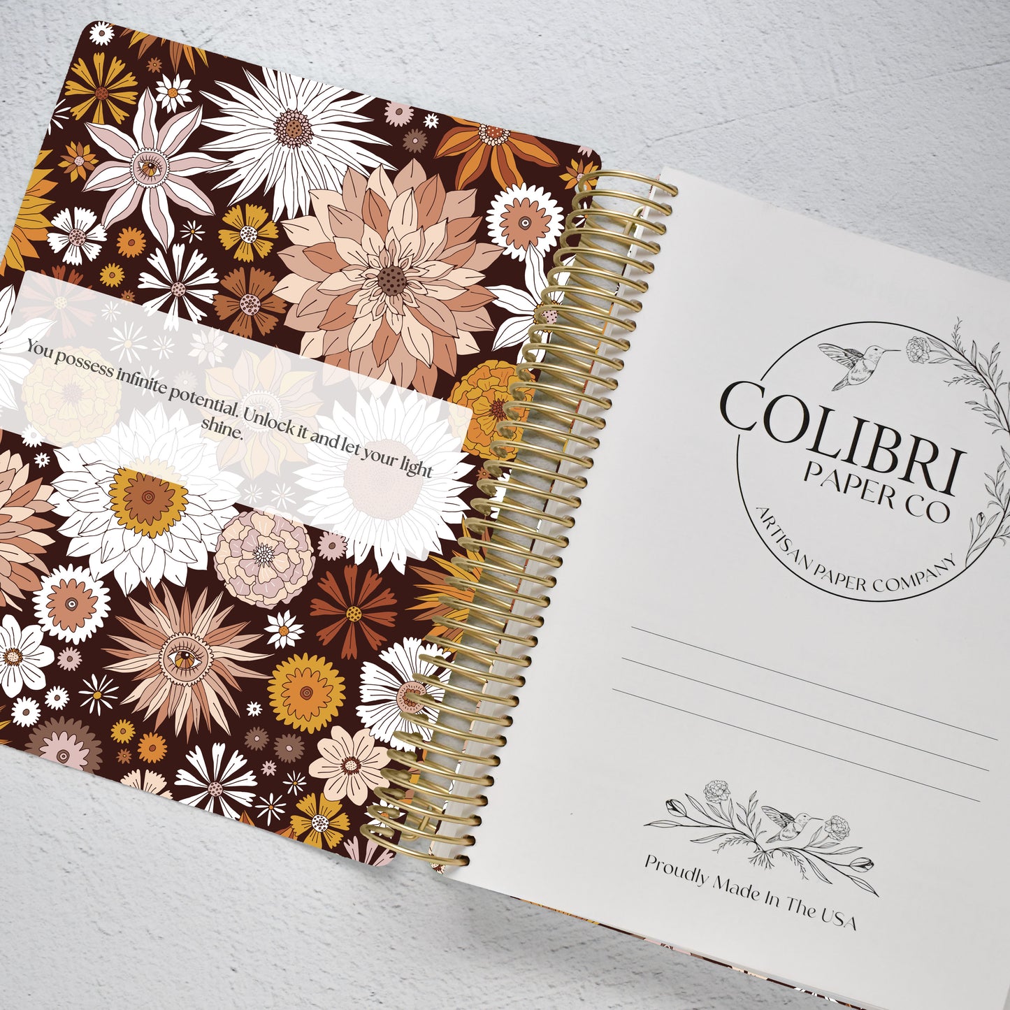 The Works Horizontal Weekly Planner - Daisy