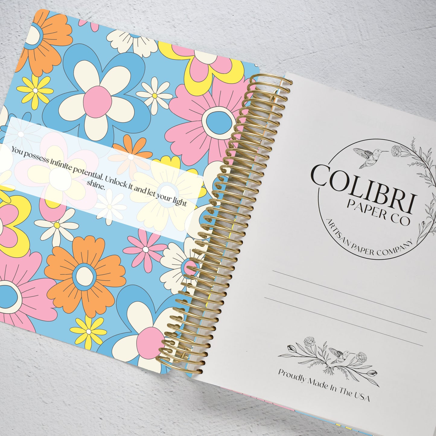 The Works Horizontal Weekly Planner - Groovy