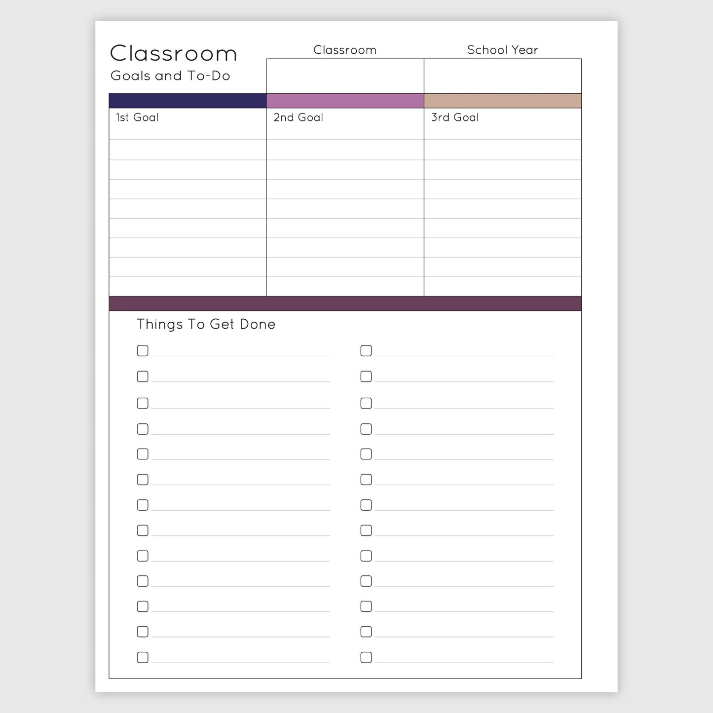 The Teacher Planner - Galaxy