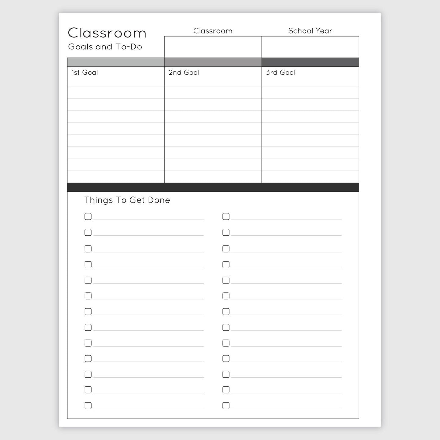 The Teacher Planner - Midnight