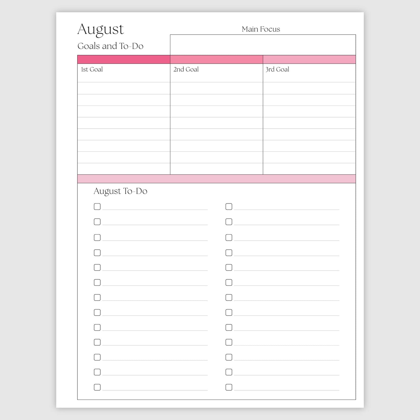 The Academic Vertical Planner - Coquette
