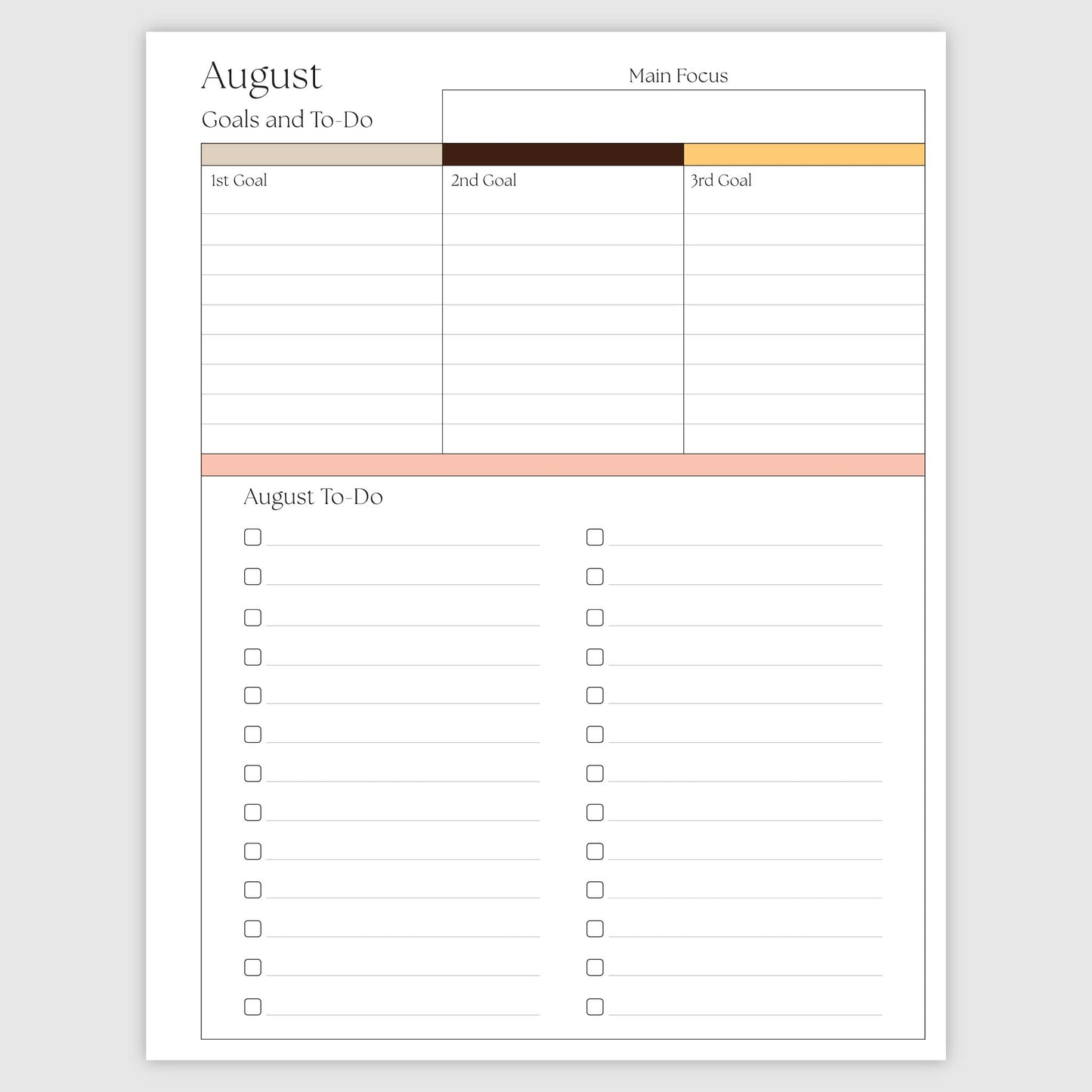 The Academic Vertical Planner - Poppy