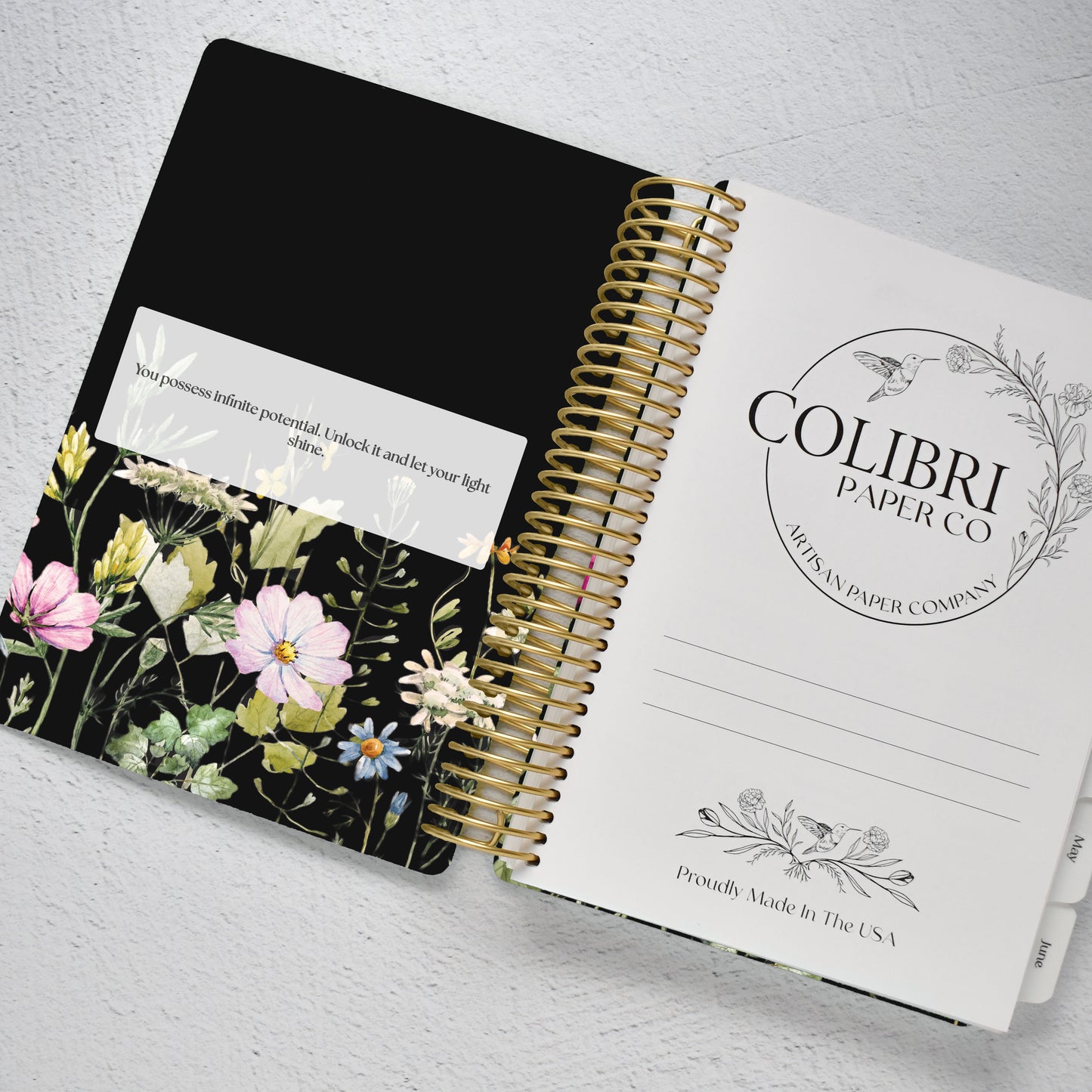 The Works Daily Planner - Wildflowers