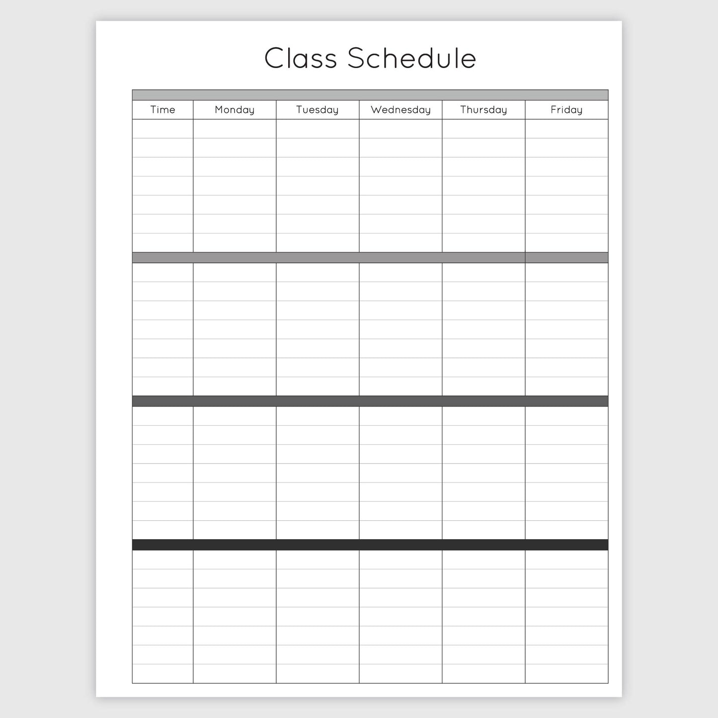 The Teacher Planner - Midnight