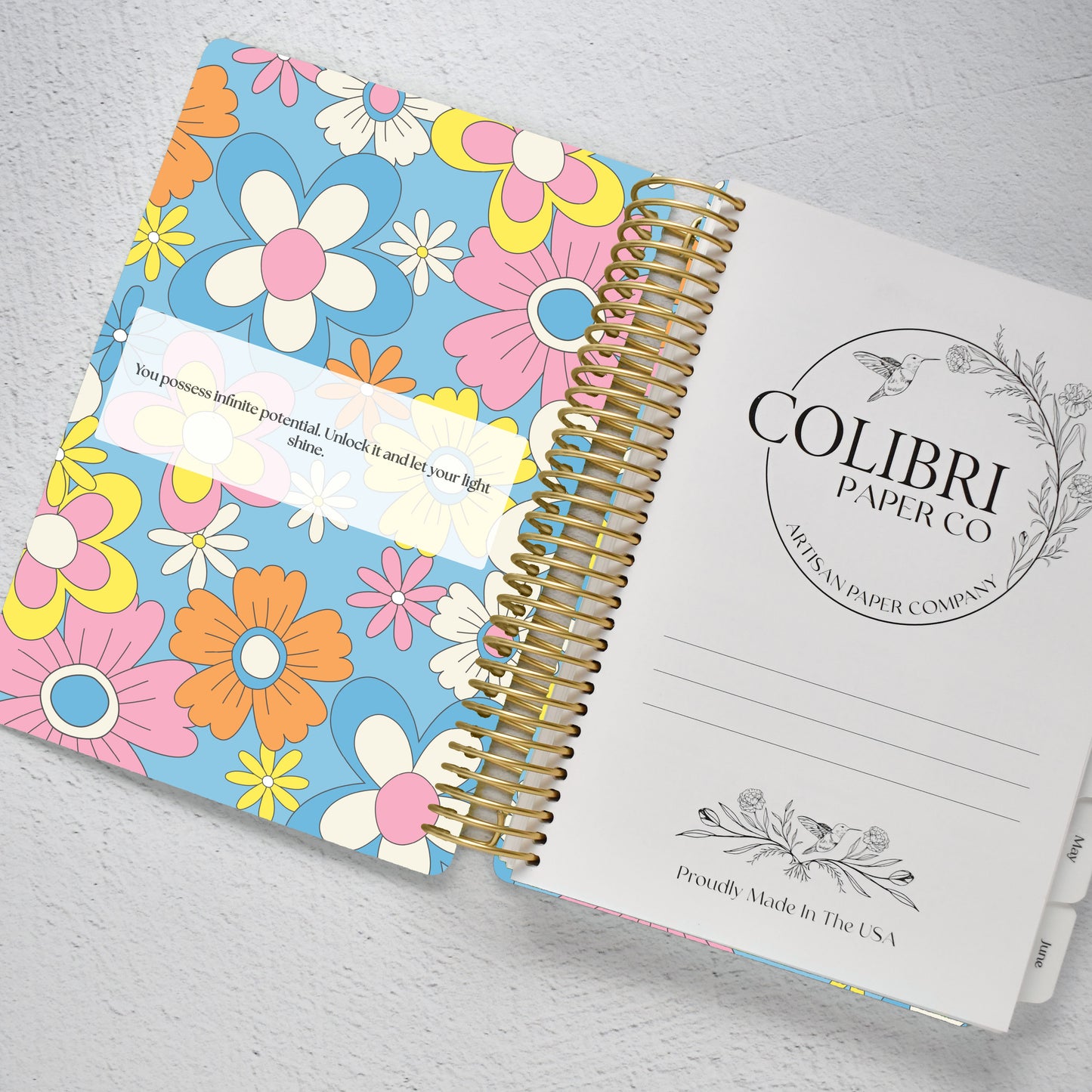 The Works Horizontal Weekly Planner - Groovy