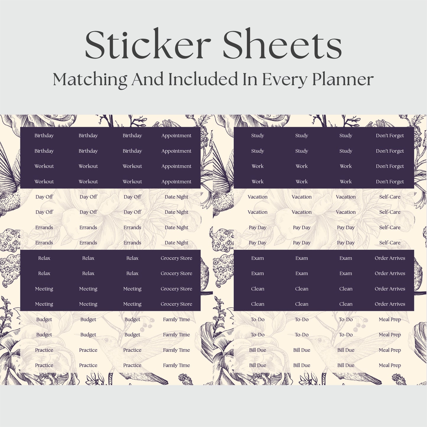 The Works Vertical Weekly Planner - Colibri