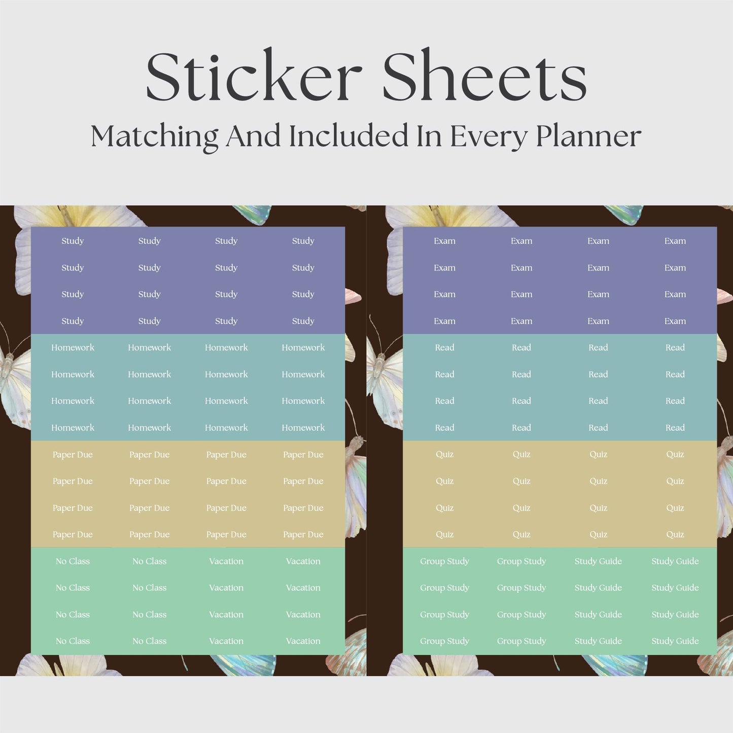 The Academic Vertical Planner - Mariposa