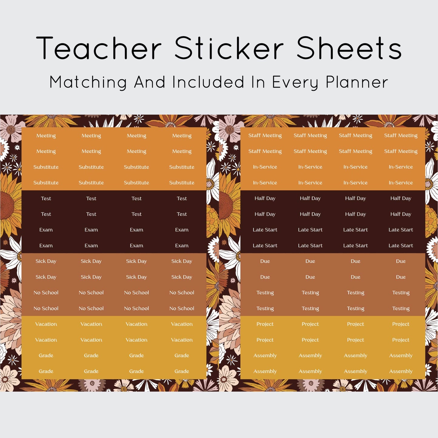 The Teacher Planner - Daisy