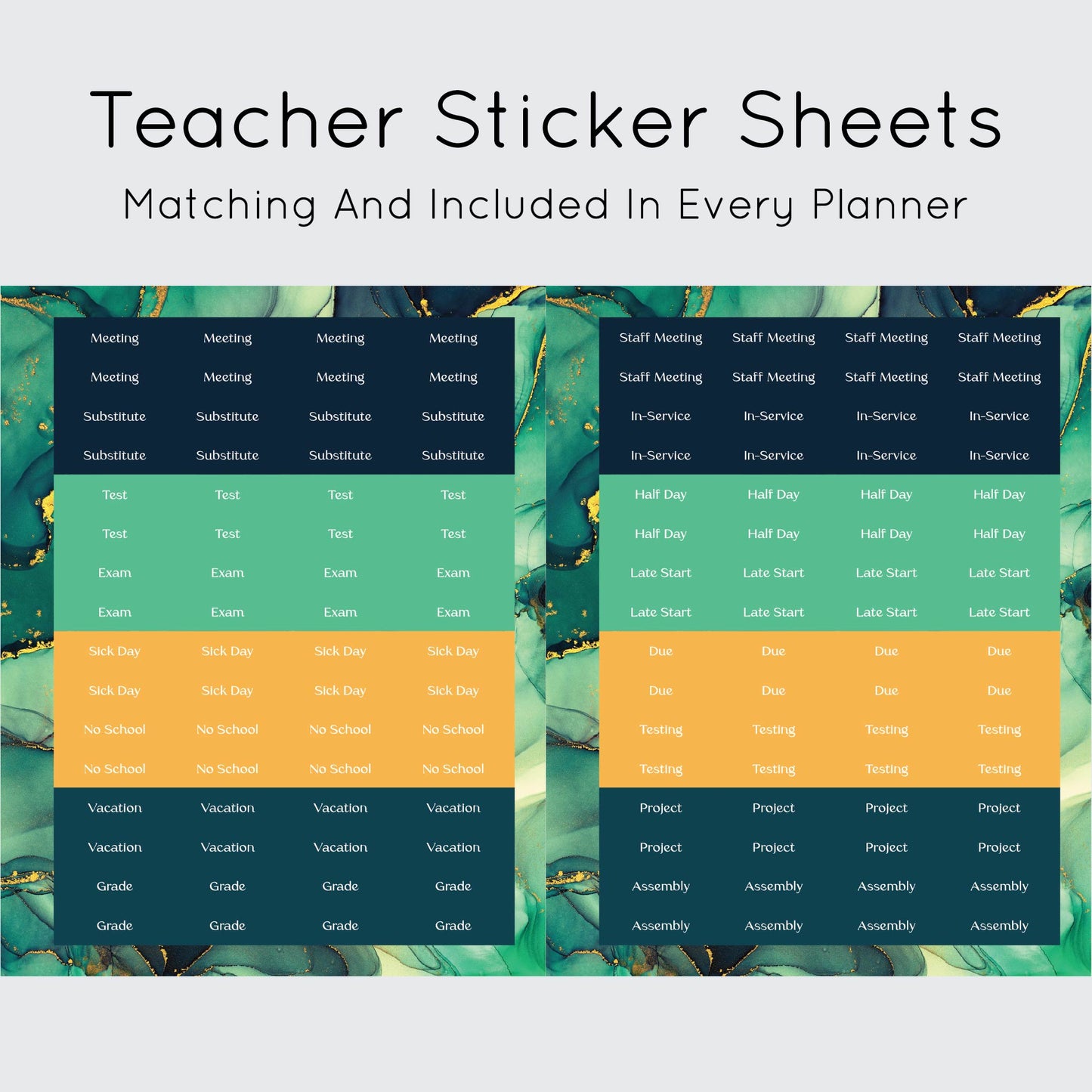 The Teacher Planner - Emerald