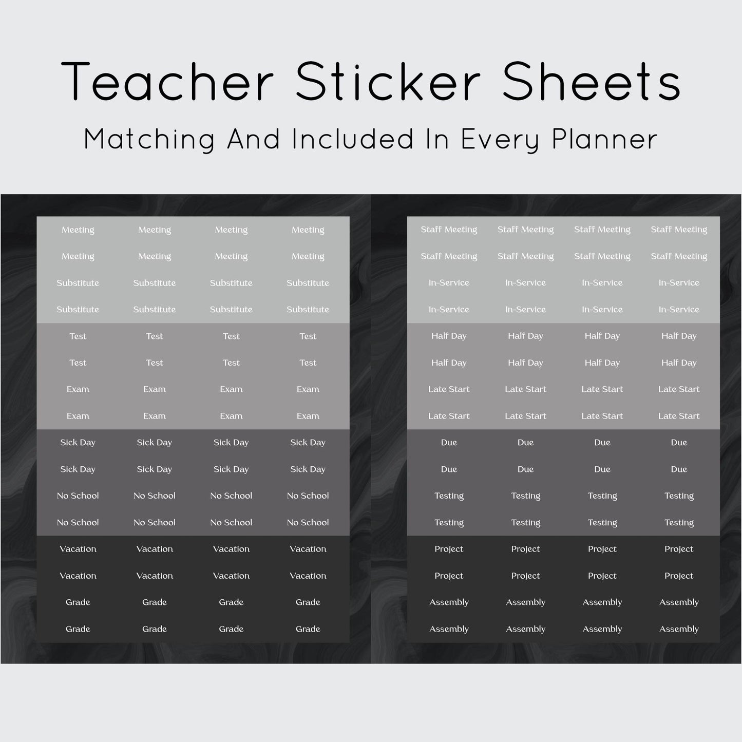 The Teacher Planner - Midnight