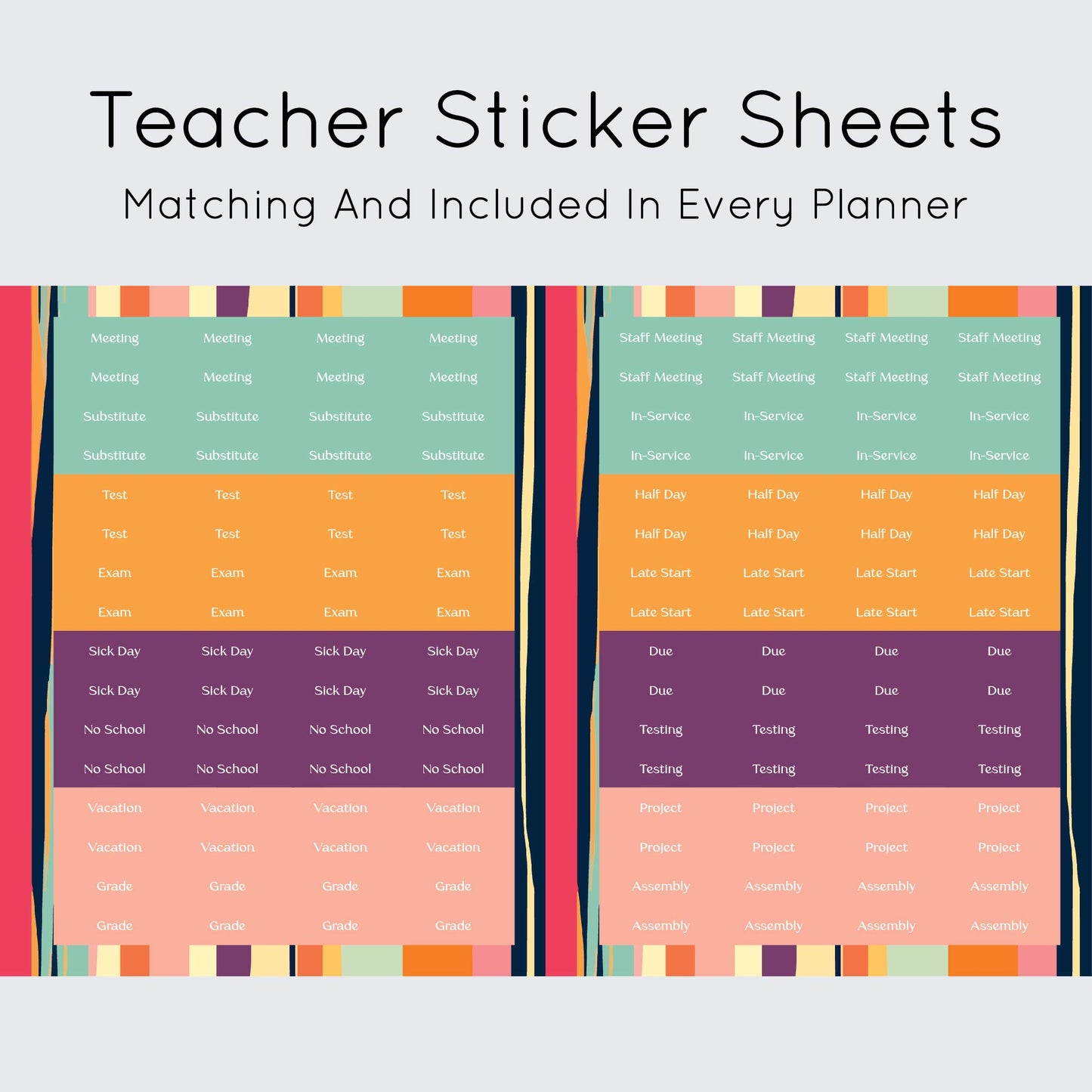 The Teacher Planner - Whimsical