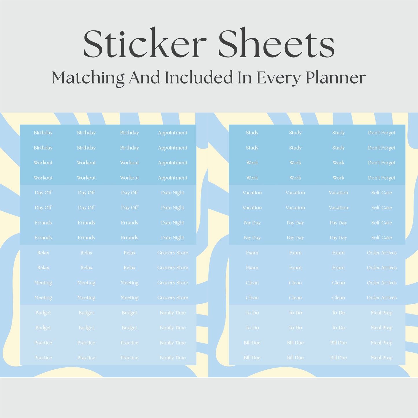 The Works Horizontal Weekly Planner - Oasis