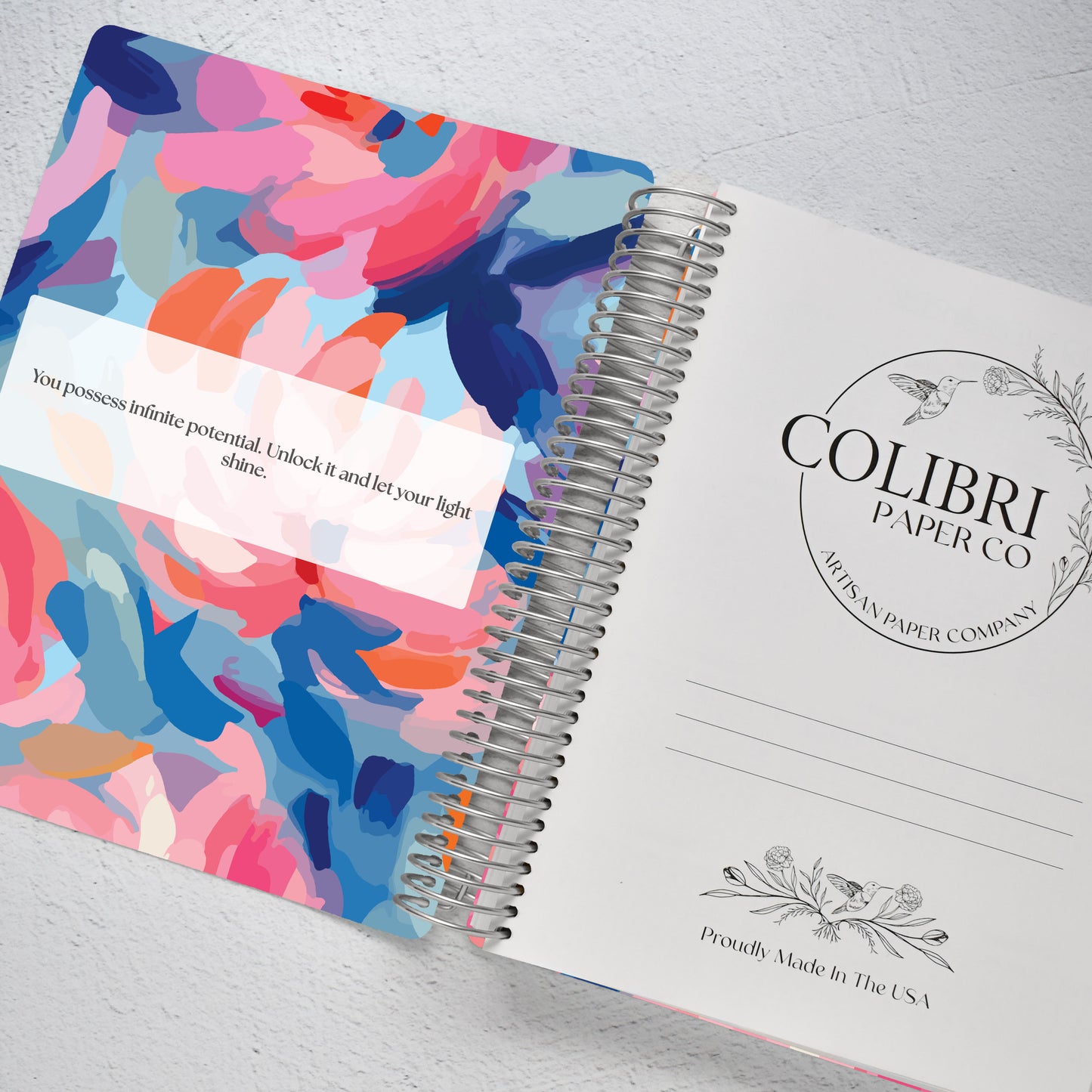 The Works Horizontal Weekly Planner - Blossom