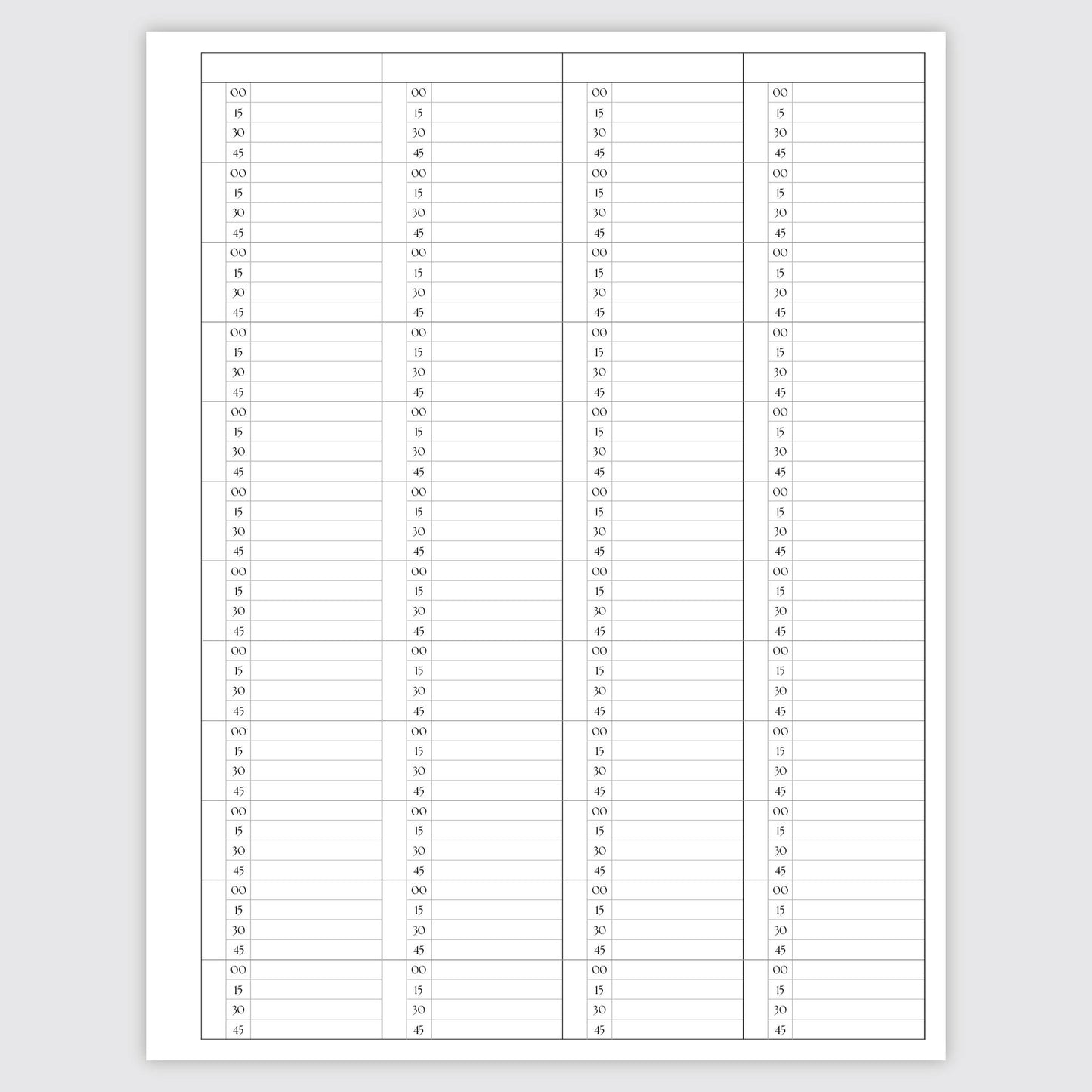 Appointment Notebook