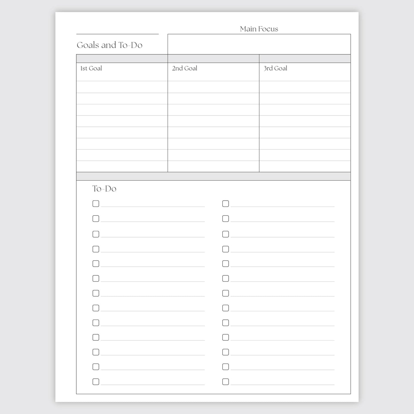 Budget Journal