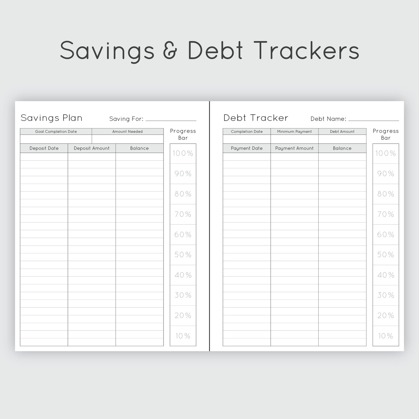 Budget Journal - Palms