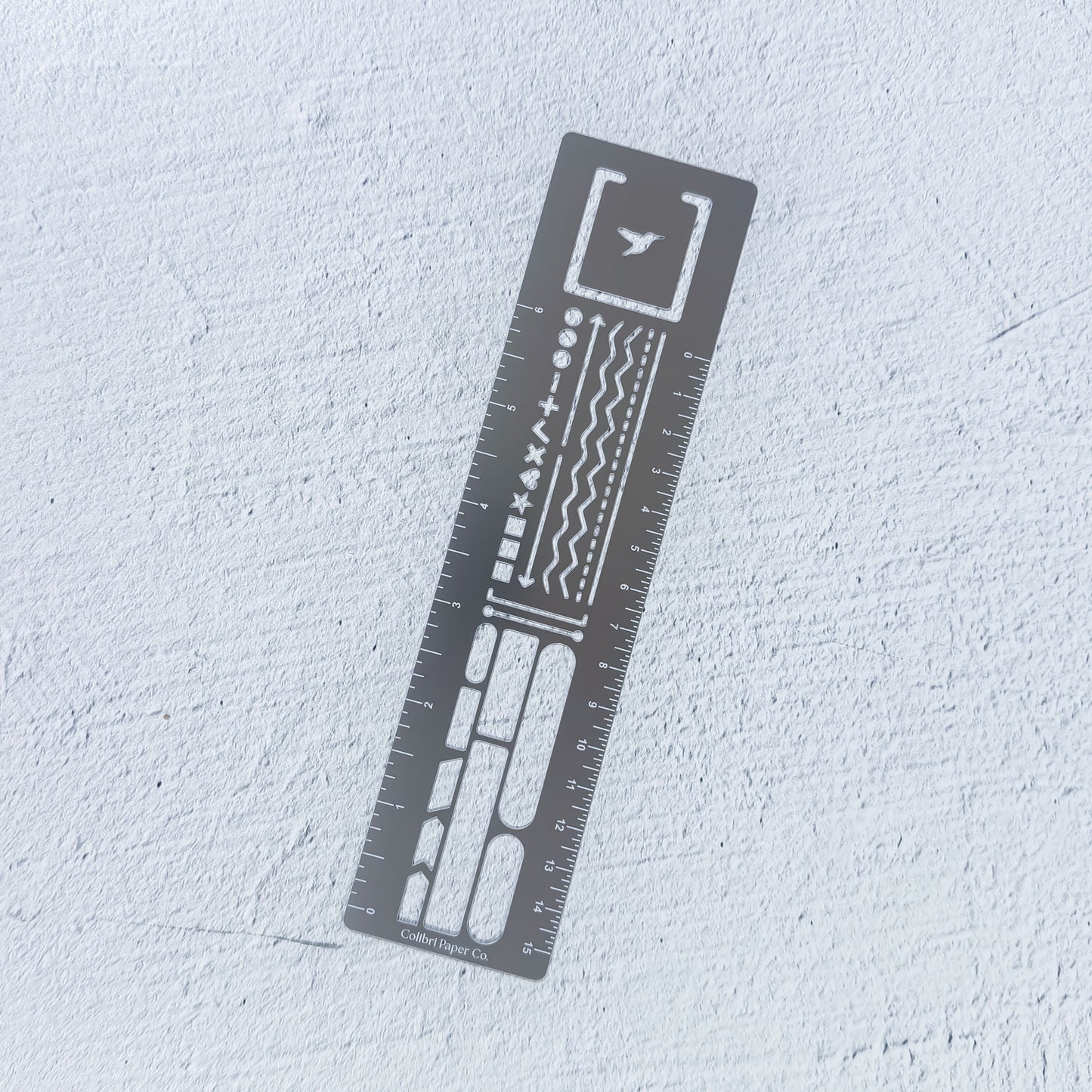 Metal Bookmark & Stencil