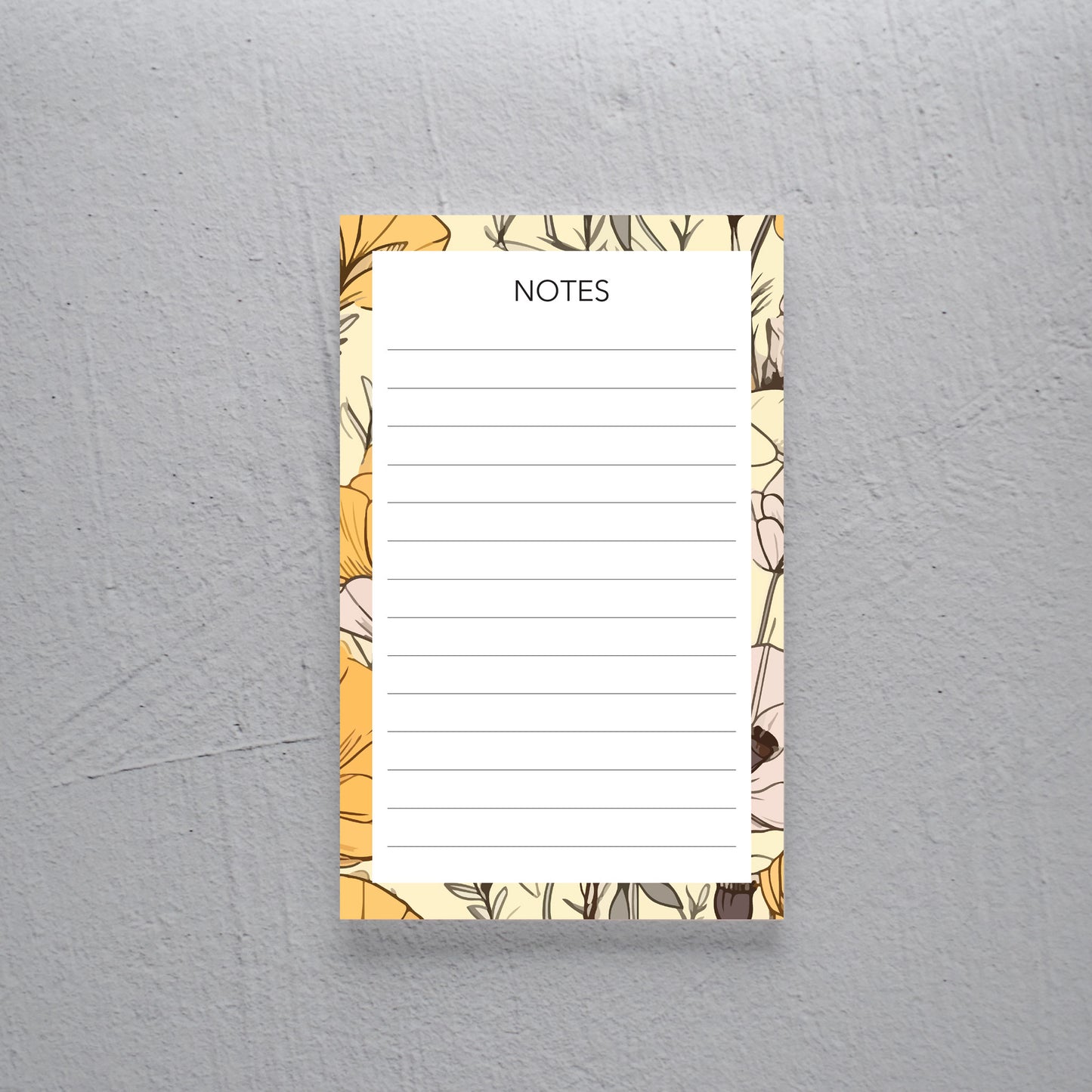 Poppy Notepad - 5x8 - 50 Pages
