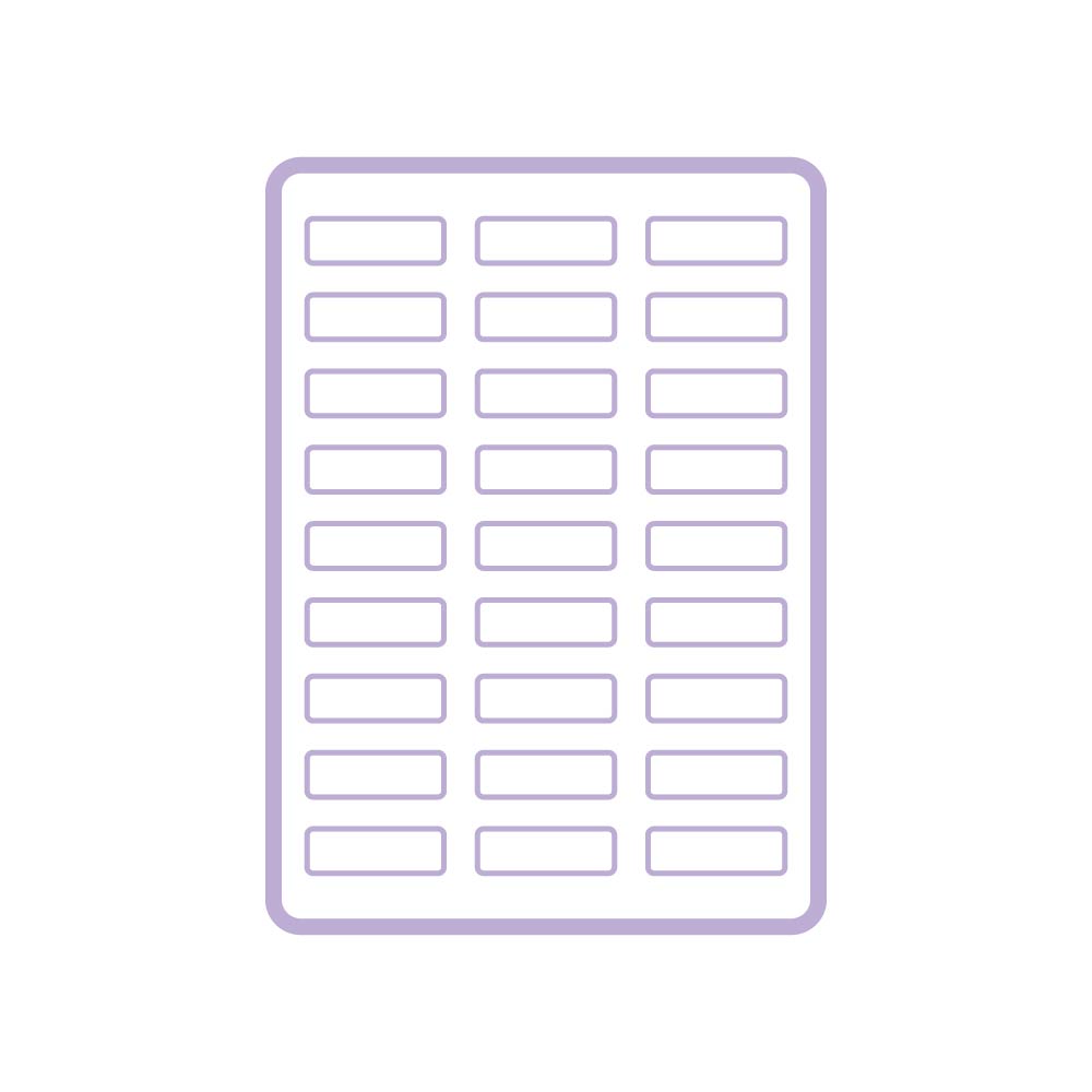 Full Page Text Stickers (2 Sheets)