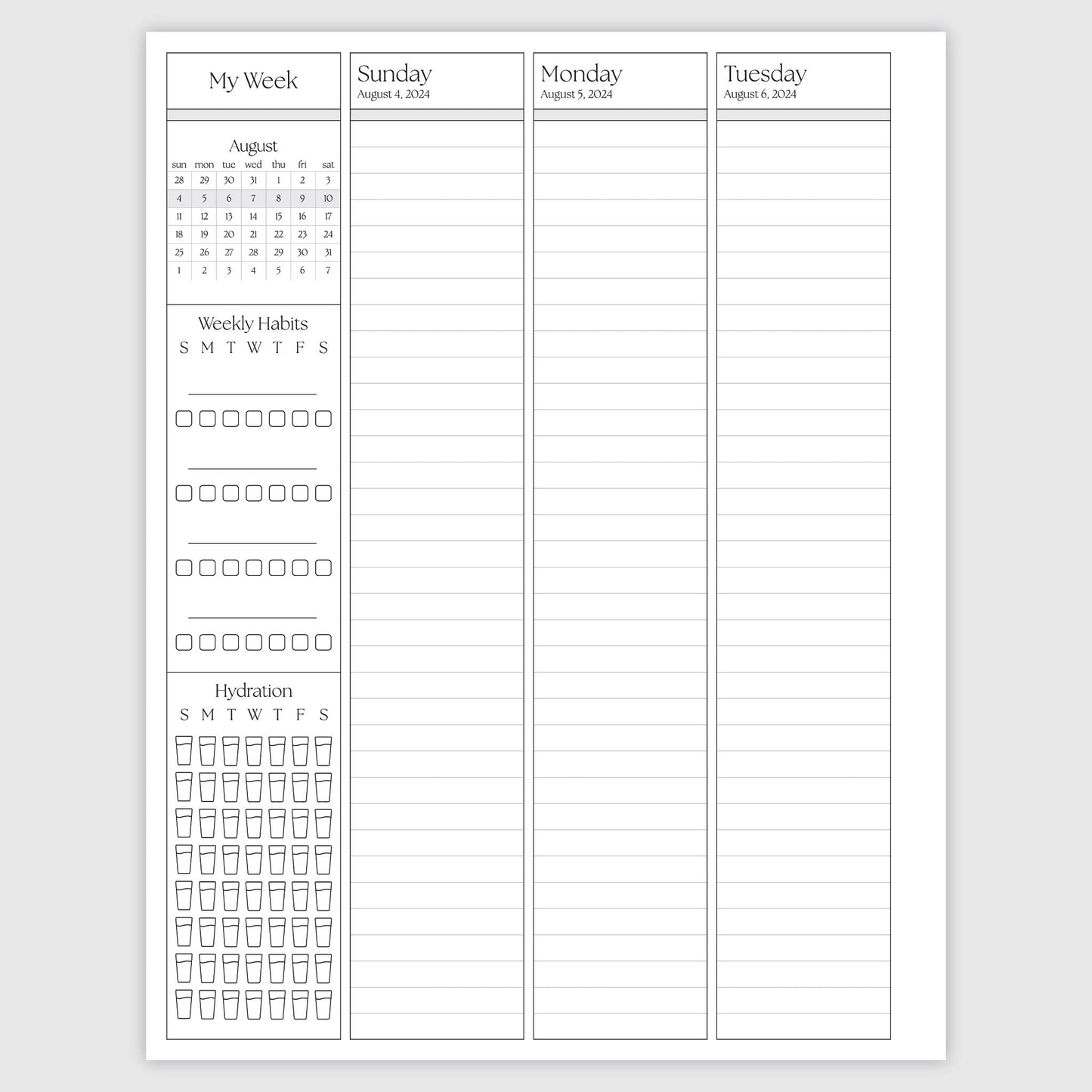 The Works Vertical Lined