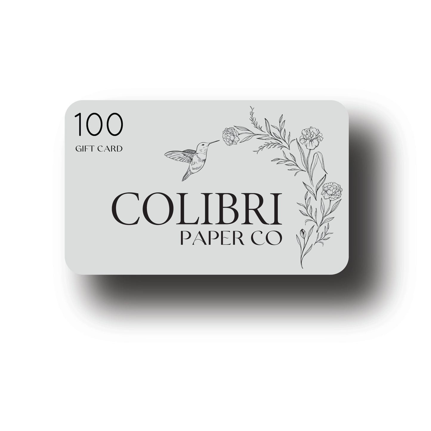Colibri Paper Co Gift Card