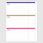 The Academic Horizontal Planner - Acrylic