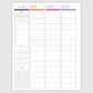 The Works Vertical Hourly Planner - Acrylic