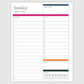 The Works Daily Planner - Begonia