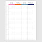 The Academic Vertical Planner - Blossom