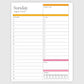 The Works Daily Planner - Citrus Burst