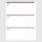 The Academic Horizontal Planner - Colibri