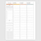 The Works Vertical Hourly Planner - Funky Flora
