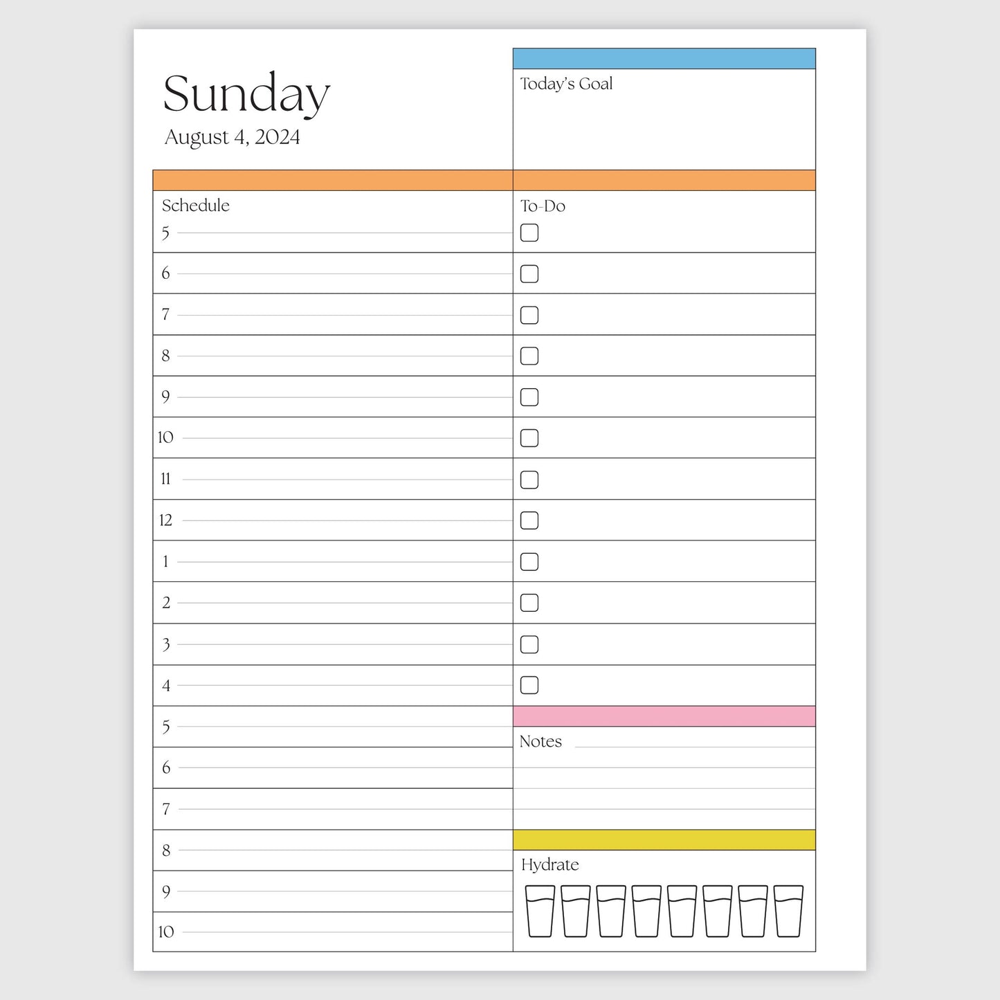 The Works Daily Planner - Groovy