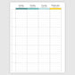 The Academic Vertical Planner - Lemon Drop
