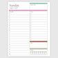 The Works Daily Planner - Palms