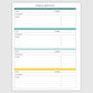 The Academic Horizontal Planner - Lemon Drop