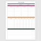The Academic Horizontal Planner - Begonia