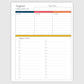 The Works Vertical Hourly Planner - Blooms