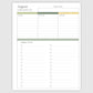 The Works Vertical Weekly Planner - Chamomile
