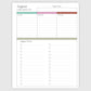 The Works Horizontal Weekly Planner - Palms