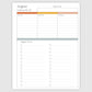 The Academic Horizontal Planner - Funky Flora