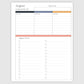 The Academic Horizontal Planner - Hearts