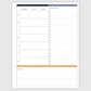 The Works Vertical Hourly Planner - Hearts