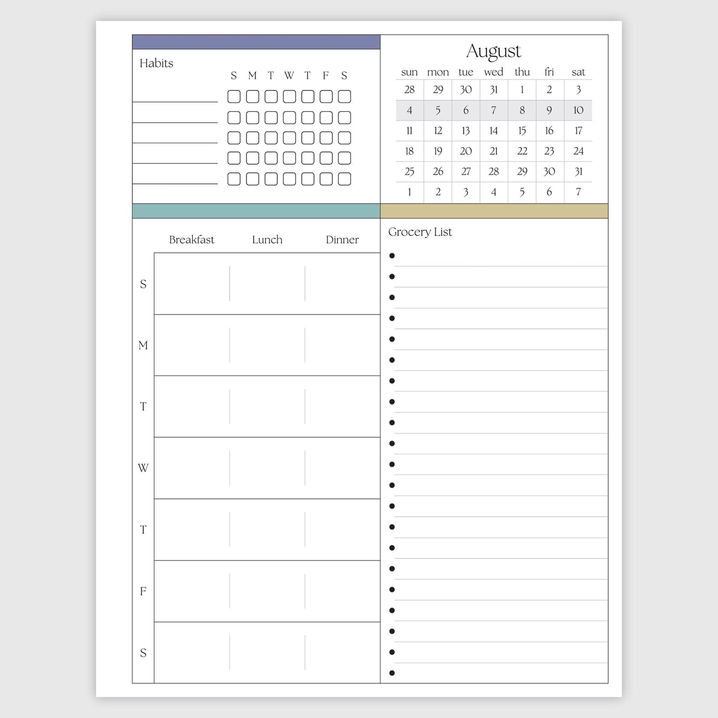 The Works Daily Planner - Mariposa